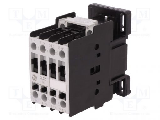 CL02A310T3_Contactor:3-pole; NO x3; Auxiliary contacts: NO; 115VAC; 18A; CL