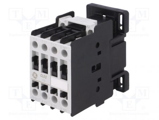 CL02A310T6_Contactor:3-pole; NO x3; Auxiliary contacts: NO; 230VAC; 18A; CL