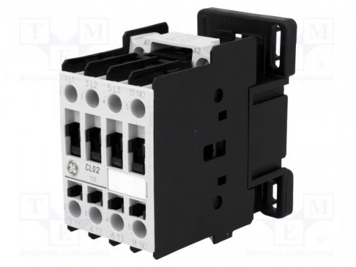 CL02A310T1_Contactor:3-pole; NO x3; Auxiliary contacts: NO; 24VAC; 18A; CL