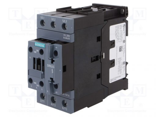 3RT2036-1NP30_Contactor:3-pole; NO x3; Auxiliary contacts: NO + NC; 175÷280VAC