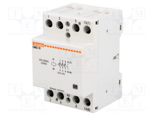 CN6310220_Contactor:4-pole installation; NO x4; 220÷230VAC; 220÷230VDC