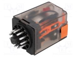 8-1393091-4_Relay: electromagnetic; 3PDT; Ucoil:24VDC; 10A/250VAC; 10A/30VDC