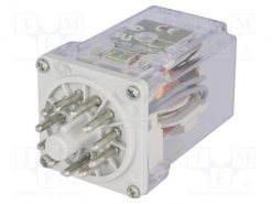 R15-1013-23-3042-WT_Relay: electromagnetic; 3PDT; Ucoil:42VAC; 10A; max.24VDC; PIN:11