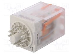 R15-2013-23-3042-WT_Relay: electromagnetic; 3PDT; Ucoil:42VAC; 10A/250VAC; 10A/24VDC