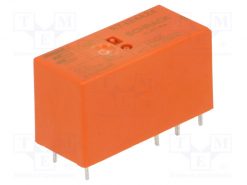4-1393243-7_Relay: electromagnetic; DPDT; Ucoil:24VDC; 8A/250VAC; 8A/30VDC; 8A
