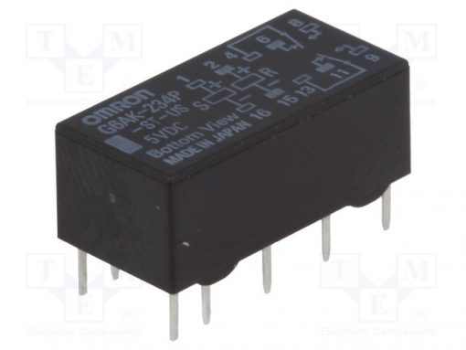 G6AK-234P-ST-US 5VDC_Relay: electromagnetic; DPDT; Ucoil:5VDC; 0.3A/125VAC; 1A/30VDC