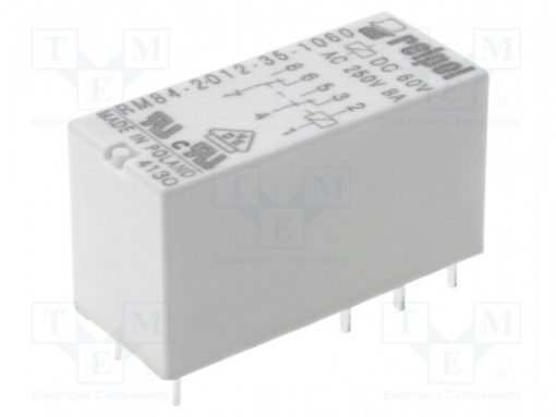 RM84-2012-35-1060_Relay: electromagnetic; DPDT; Ucoil:60VDC; 8A/250VAC; 8A/24VDC; 8A