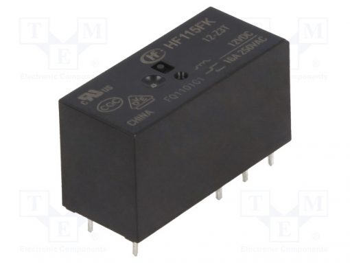 HF115FK/12-Z3T_Relay: electromagnetic; SPDT; Ucoil:12VDC; 16A/250VAC; 16A; 400mW