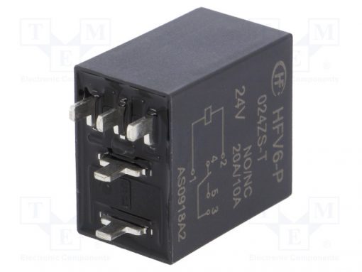 HFV6-P/024ZS-T_Relay: electromagnetic; SPDT; Ucoil:24VDC; 30A; automotive; 360Ω