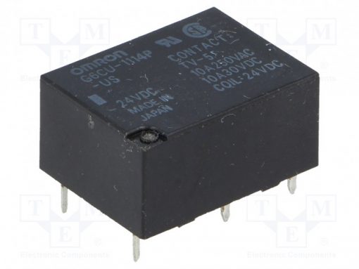 G6CU-1114P-US 24VDC_Relay: electromagnetic; SPST-NO; Ucoil:24VDC; 10A/250VAC