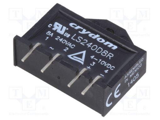 LS240D8R_Relay: solid state; Ucntrl:4÷10VDC; 8A; 24÷280VAC; THT; SIP