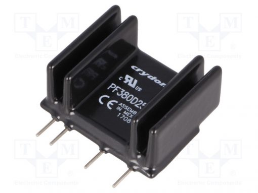 PF380D25R_Relay: solid state; Ucntrl:4÷15VDC; 25A; 48÷530VAC; THT; SIP