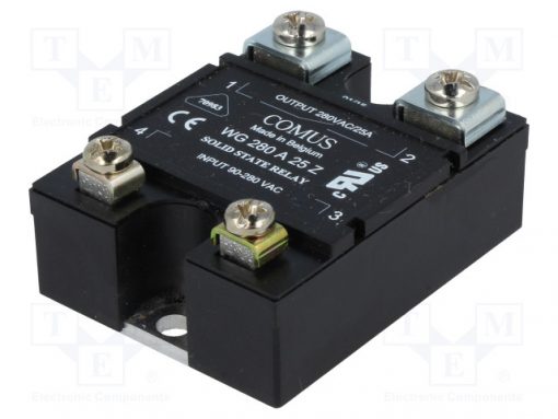 WG280A25Z_Relay: solid state; Ucntrl:90÷280VAC; 25A; 24÷280VAC; -20÷80°C
