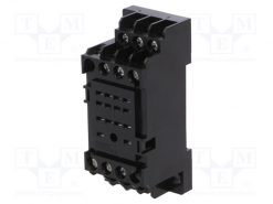PYF14A-E-US_Socket; PIN:14; 250VAC; Mounting: DIN; Leads: screw terminals